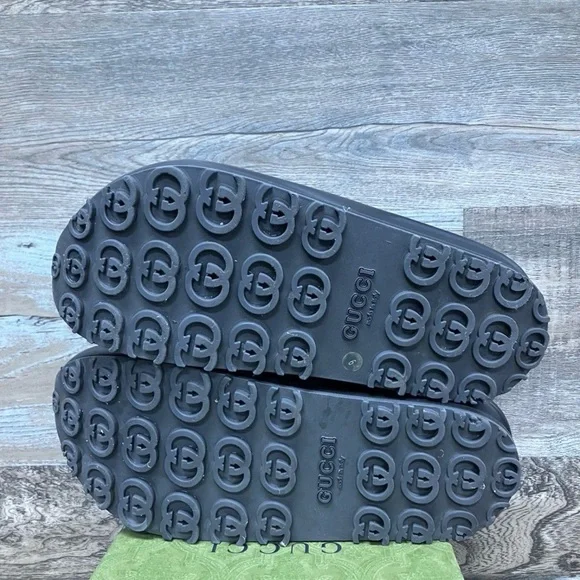 Gucci Black Interlocking slide - Picture 4 of 5